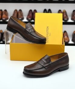 Louis Vuitton Louis Brown Leather Loafers – Timeless Luxury & Style