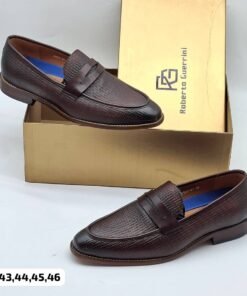 Roberto Guerrini Brown Leather Loafers – Timeless Style & Comfort