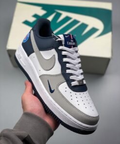 Alternative view of Nike Air Force 1 Low – White & Navy PSG Edition