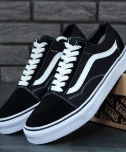Alternative view of Vans Old Skool – Black & White Classic Skate Shoes