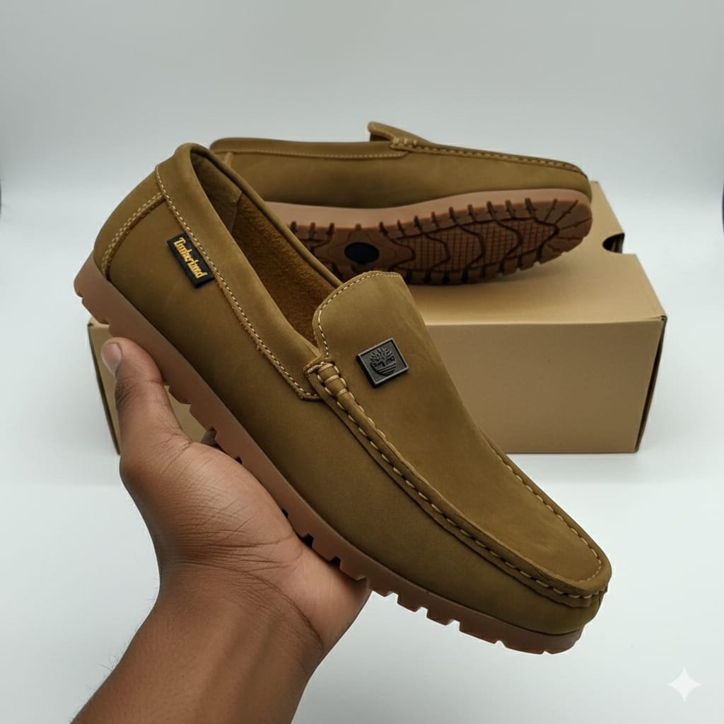 Timberland Brown Suede Loafers β Soft Luxury Meets Everyday Comfort ππ€