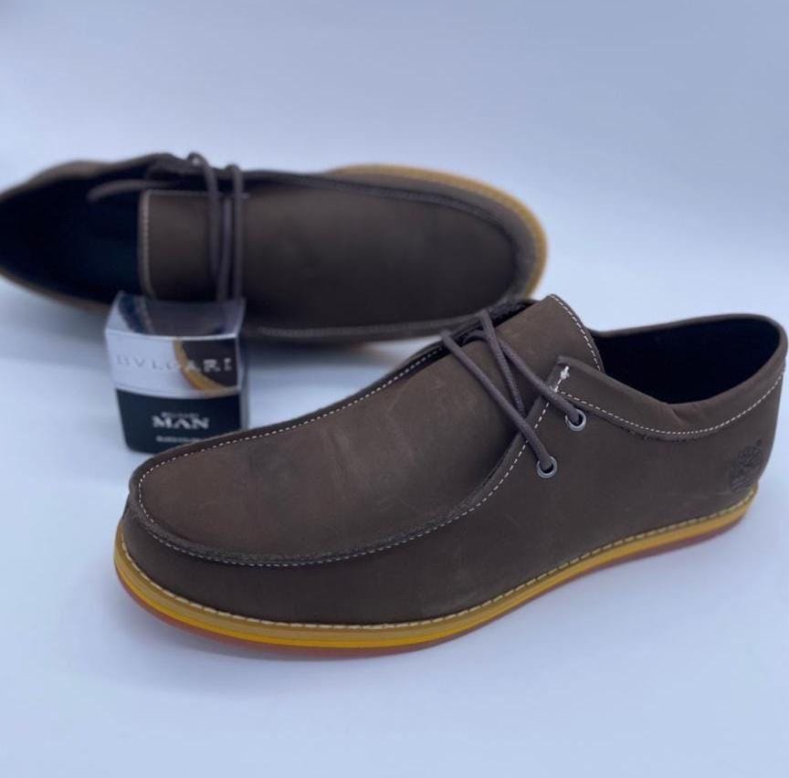 Timberland Brown Leather Shoes โ Rugged Style with Everyday Comfort ๐๐ฒ๐ค